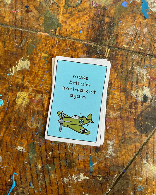 Make Britain Anti-Fascist Again Vinyl Sticker