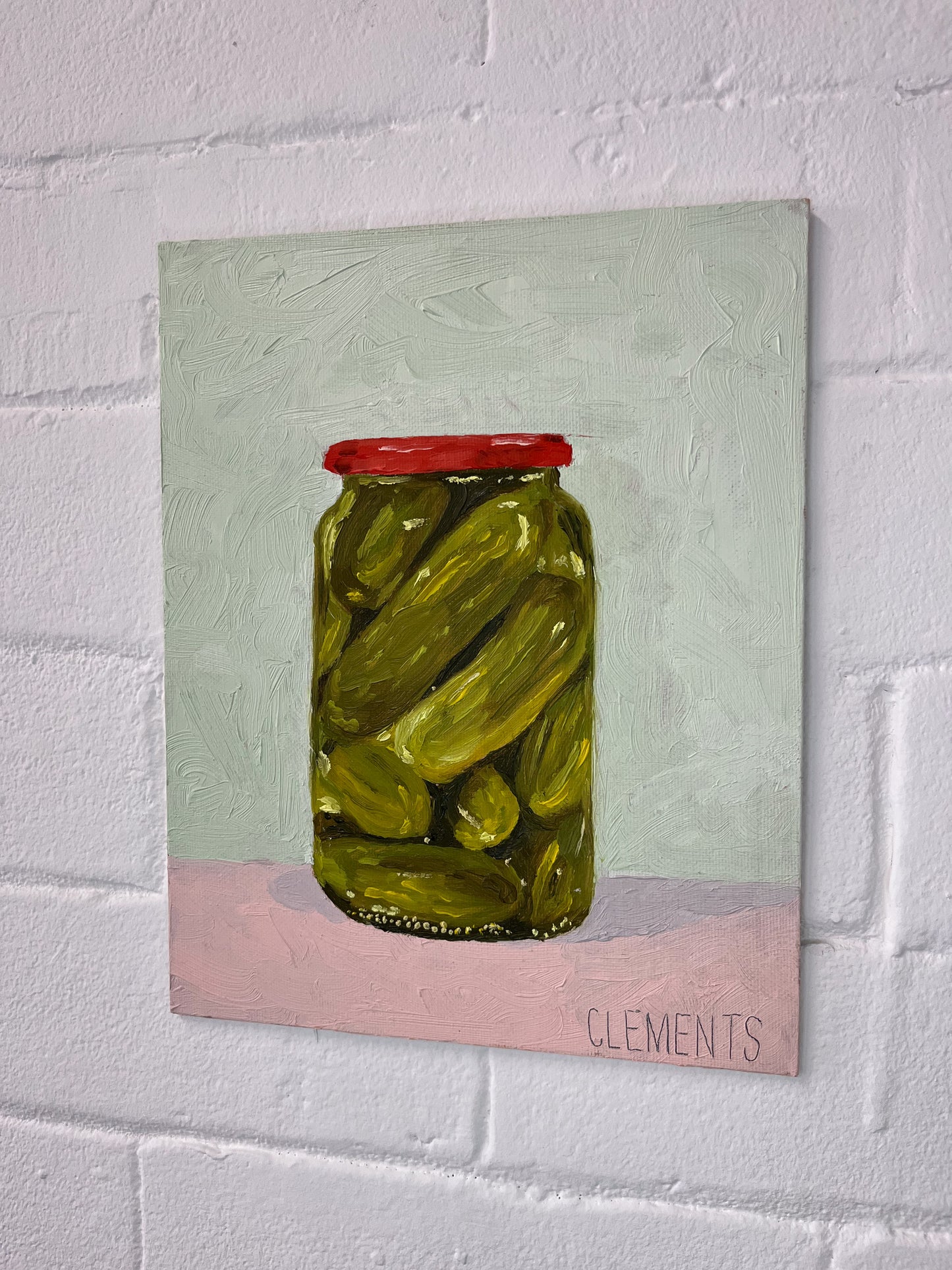 Pickles - Oil on Canvas board