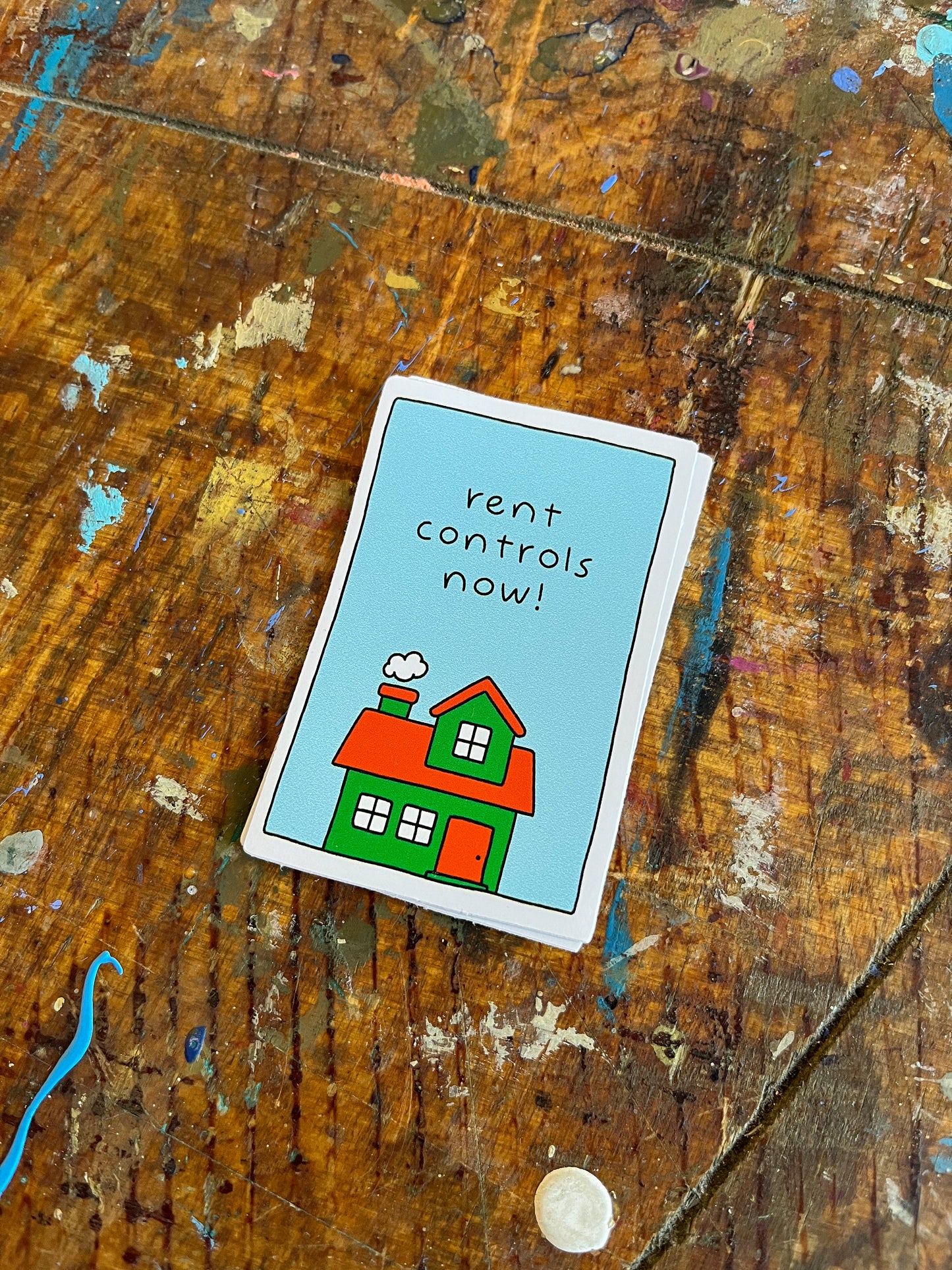 Rent Controls Now Vinyl Sticker