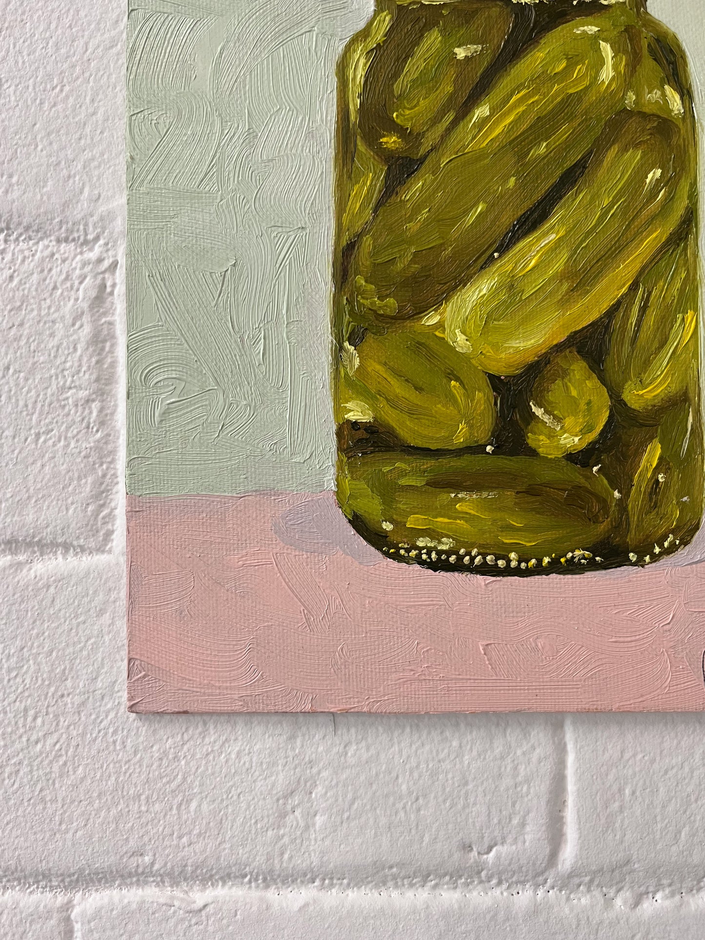 Pickles - Oil on Canvas board