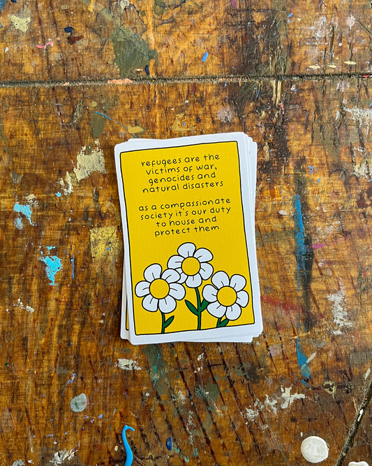 Our Duty To Refugees Vinyl Sticker