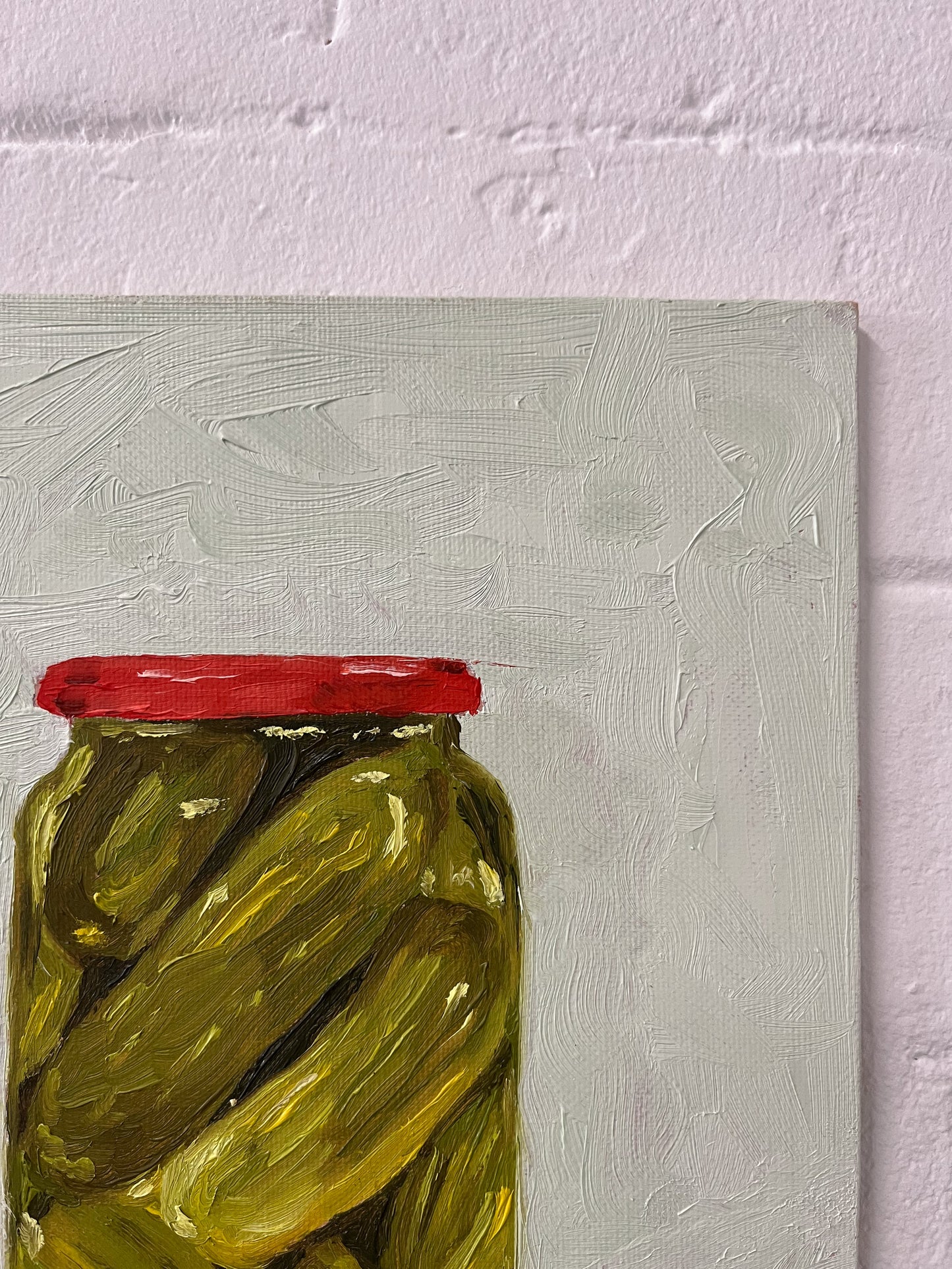 Pickles - Oil on Canvas board