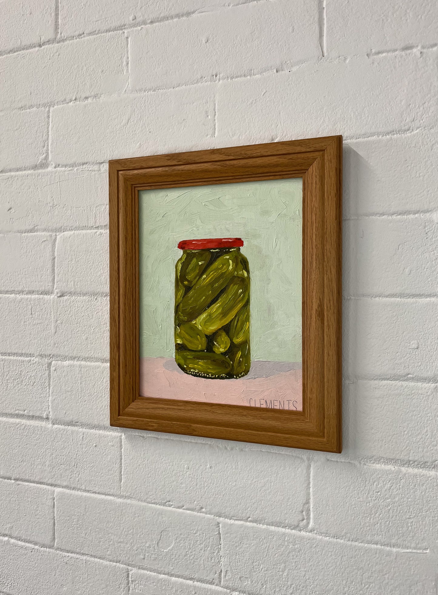 Pickles - Oil on Canvas board
