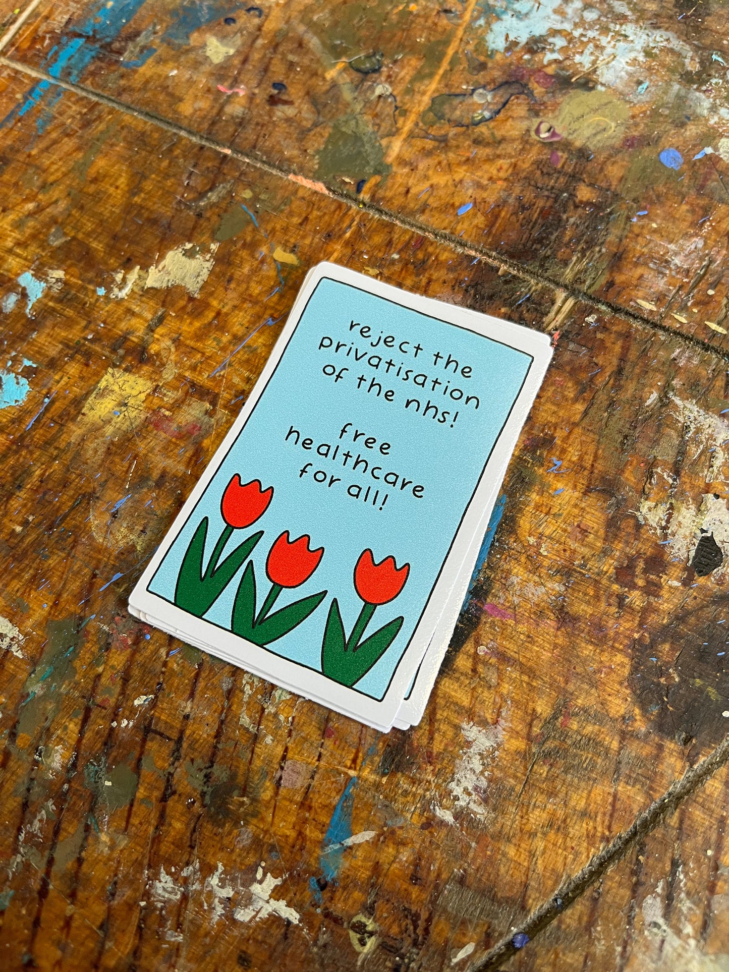 Free Healthcare For All Vinyl Sticker