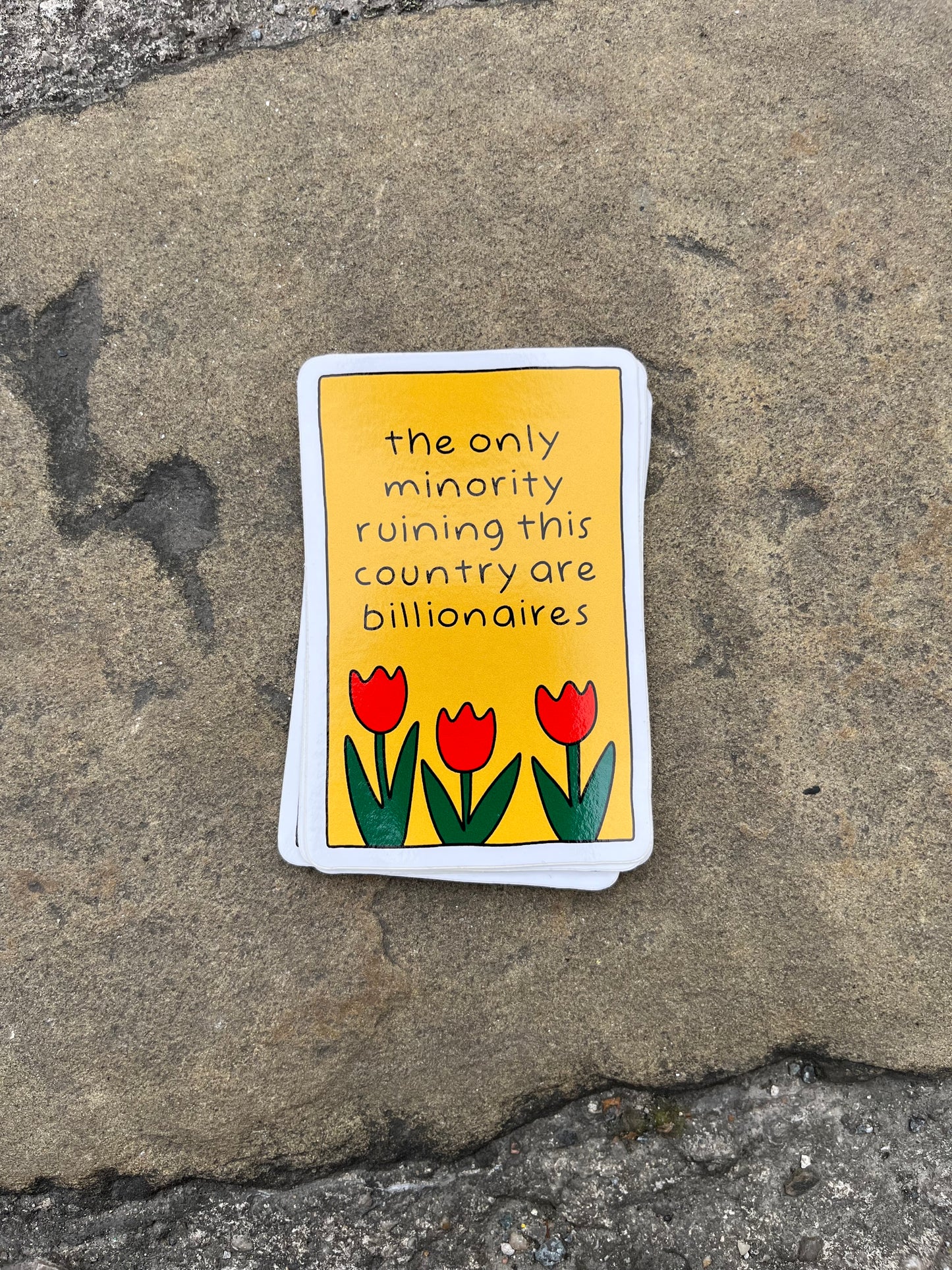 The Only Minority Ruining This Country is Billionaires Sticker
