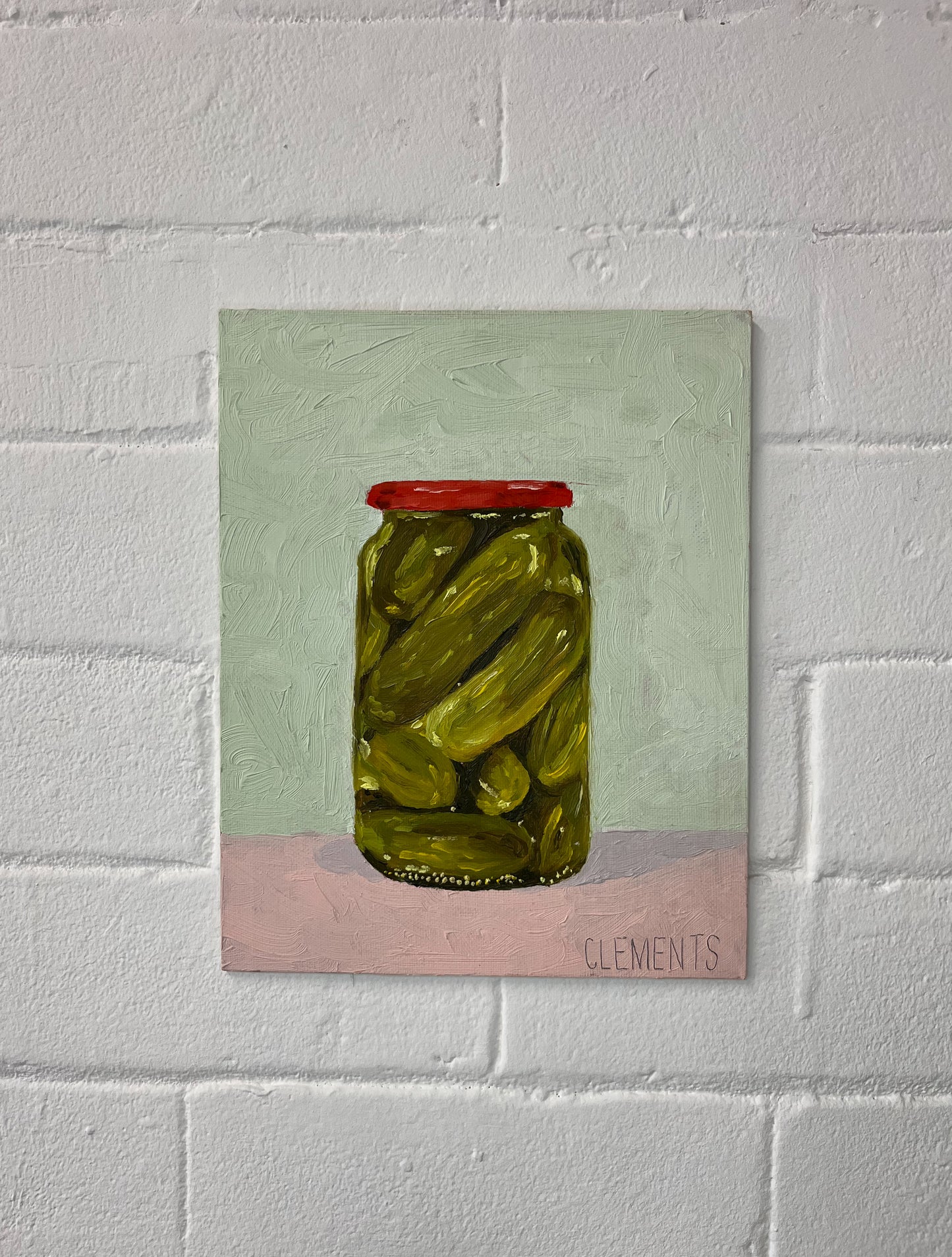 Pickles - Oil on Canvas board