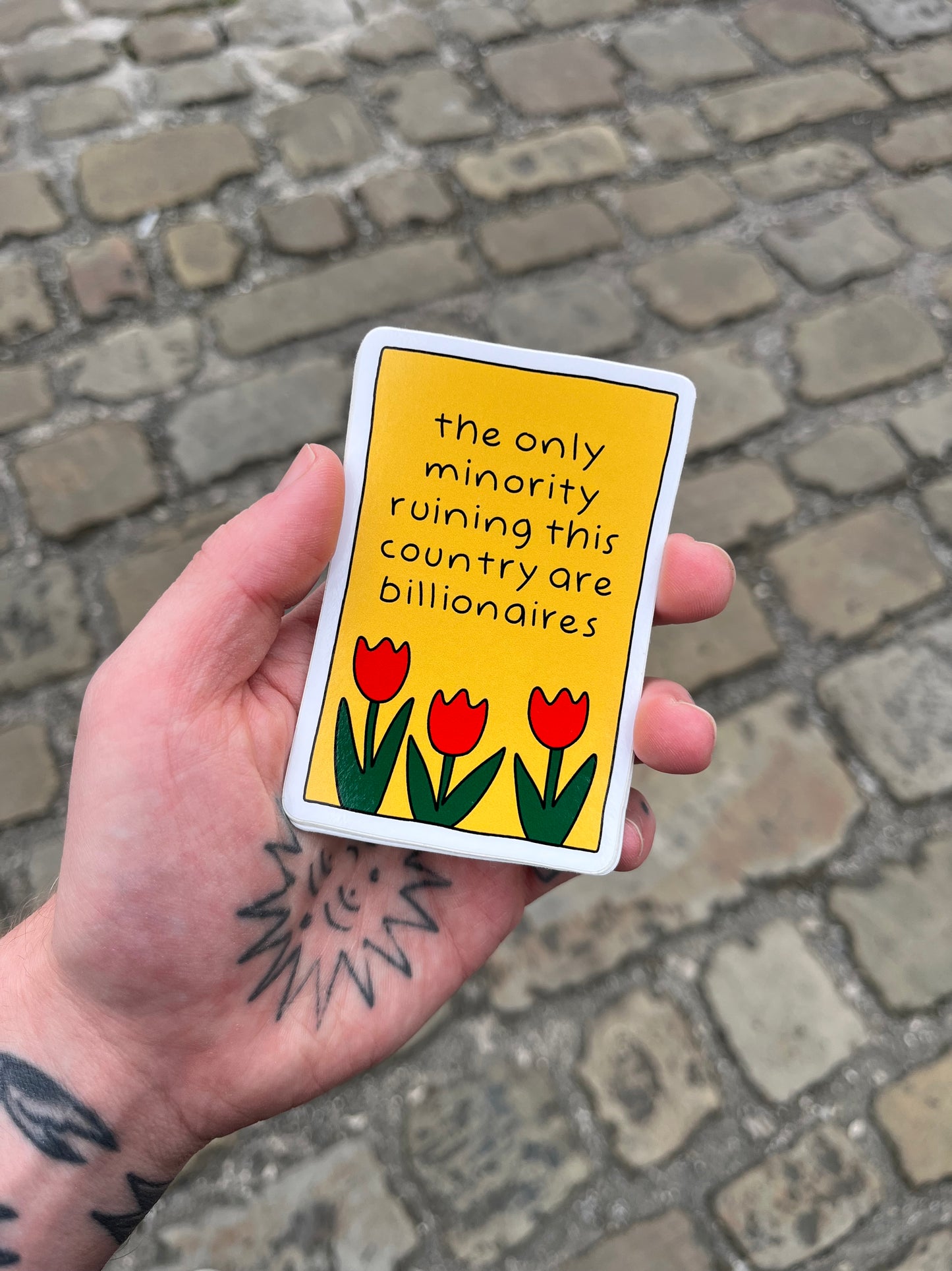 The Only Minority Ruining This Country is Billionaires Sticker