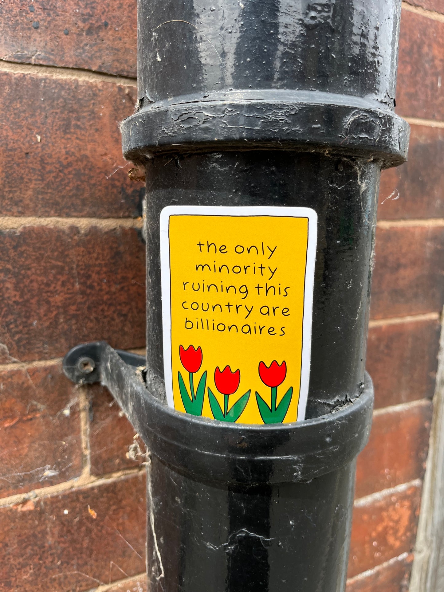 The Only Minority Ruining This Country is Billionaires Sticker