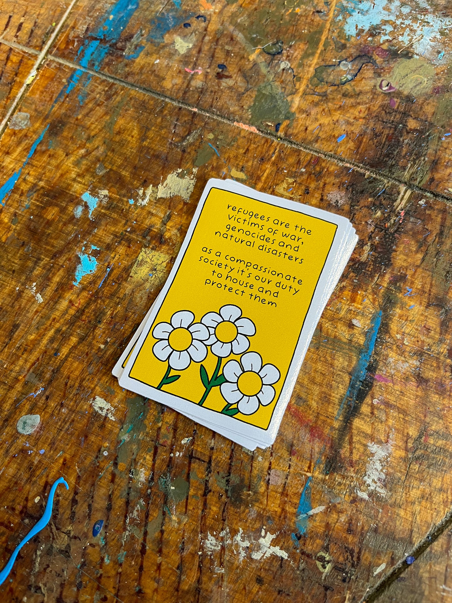 Our Duty To Refugees Vinyl Sticker