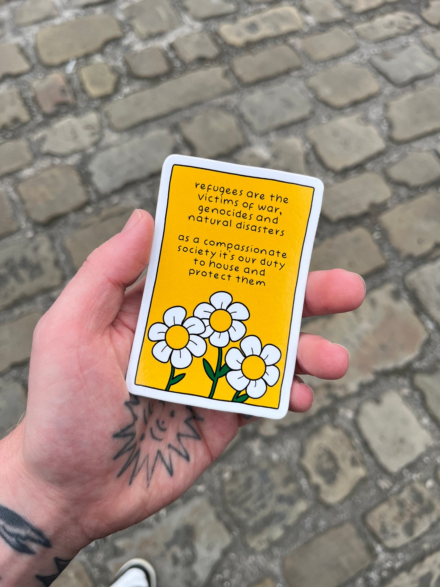 Our Duty To Refugees Sticker